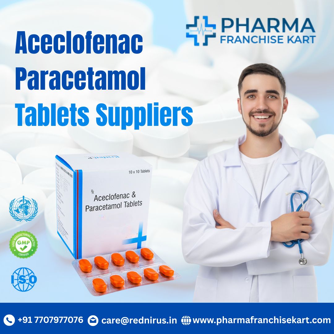 Aceclofenac Paracetamol Tablet Supplier