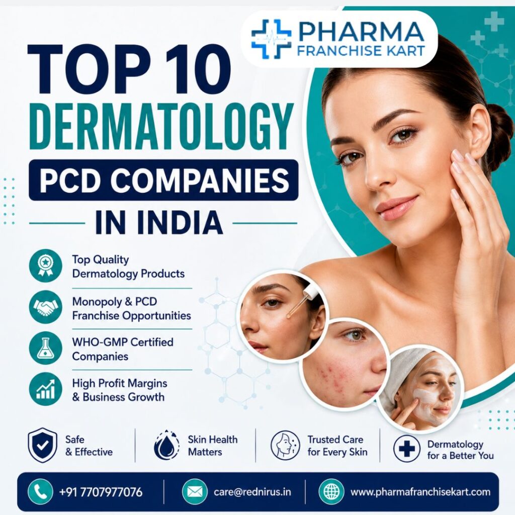 Top 10 Dermatology PCD Companies India