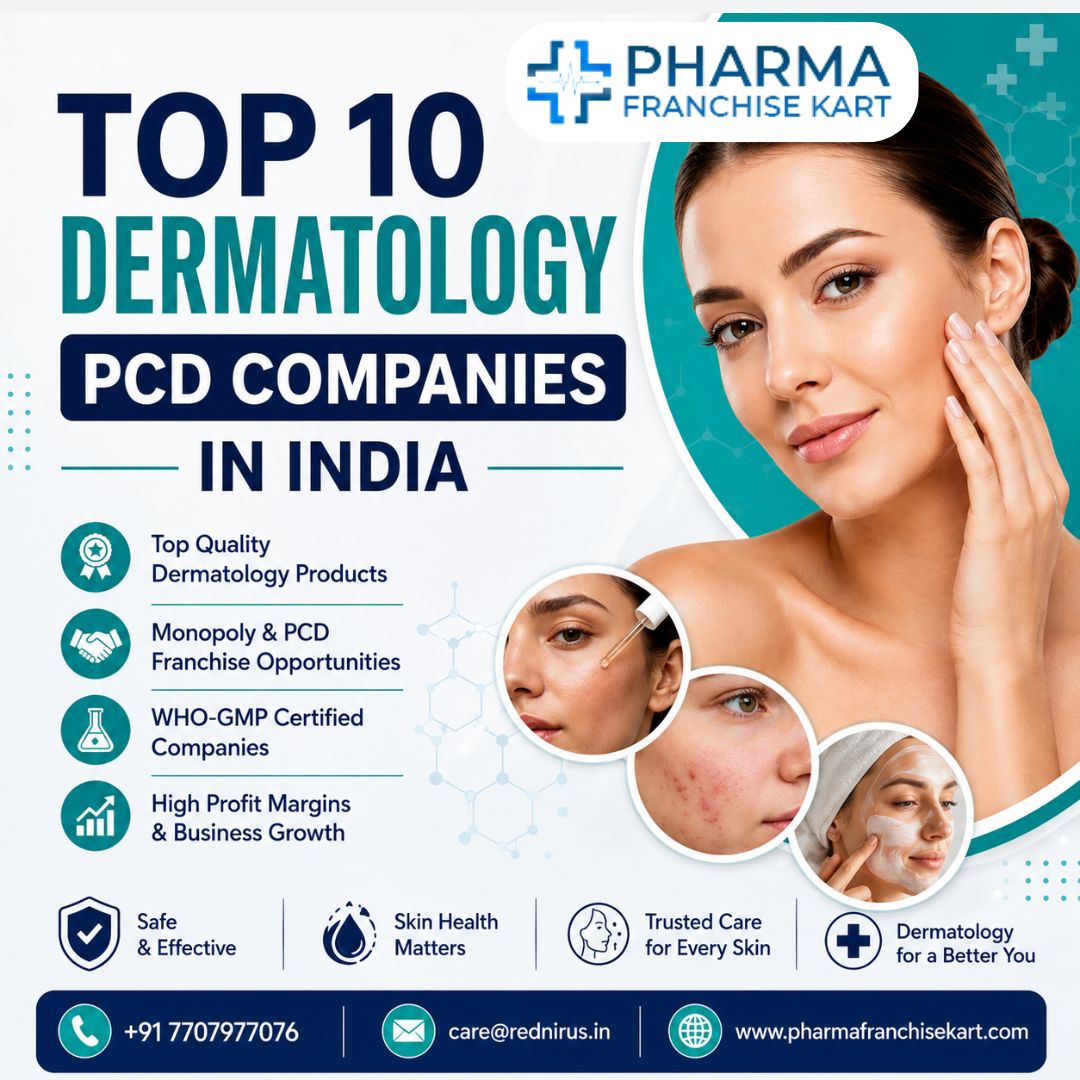 Top 10 Dermatology PCD Companies India