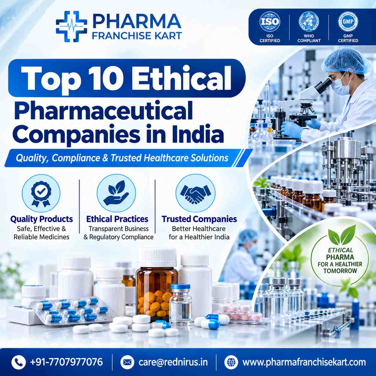 Top 10 Ethical Pharmaceutical Companies in India